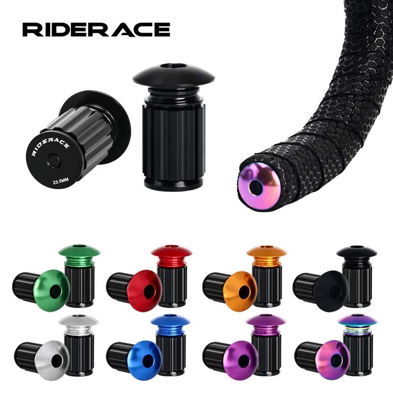 Mountain Biking Hat - RIDERACE Bisiklet Gidon Uç Fişleri Alüminyum