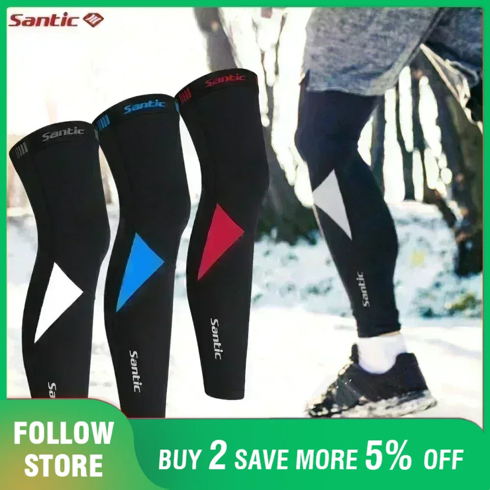 Mountain Biking Protective Gear - Santic bisiklet bacak isıtıcıları termal polar